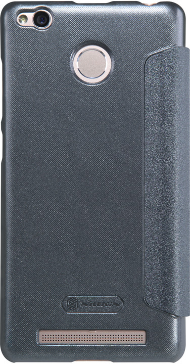 Nillkin Sparkle Leather Case pro Xiaomi Redmi 3 Pro, černá_1688797403