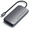 Satechi Aluminium USB-C Multimedia Adapter M1, 4K HDMI, USB-C PD 85W, USB-C data, 2x USB-A_878088386