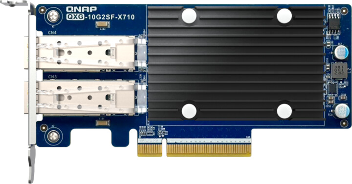 QNAP QXG-10G2SF-X710 - Dvouportová, SFP+, PCIe Gen3 x8_160016957