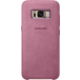 Samsung S8 Zadní kryt - kůže Alcantara, růžová