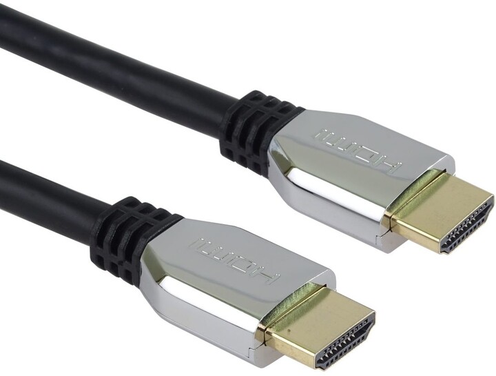 PremiumCord kabel ULTRA HDMI 2.1, M/M, 8K@60Hz, High Speed + Ethernet, 0.5m, černá_270500455