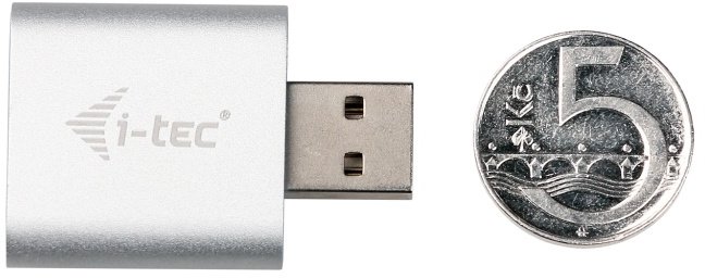 i-tec USB 2.0 adapter na Audio, mini, metal_2071103069