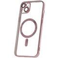 C.P.A. silikonové TPU pouzdro Mag Color Chrome pro iPhone 14 Plus, růžovo-zlatá_911780362
