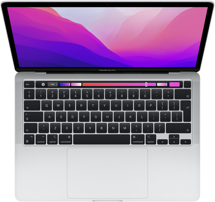 Apple MacBook Pro 13 (Touch Bar), M2 8-core, 16GB, 2TB, 10-core GPU, stříbrná (M2, 2022)_2135683830