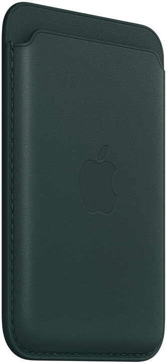 Apple kožená peněženka s MagSafe pro iPhone, piniově zelená_1397689050