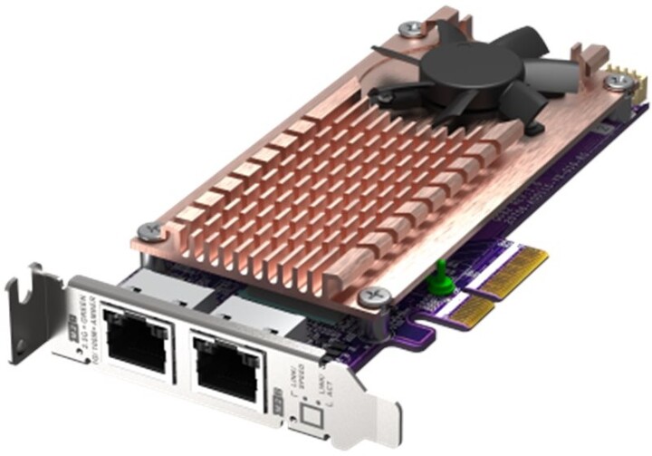 QNAP QM2-2P2G2T Rozšiřující karta pro disky SSD M.2 2280 PCIe, (Gen3 x4)_1013818904