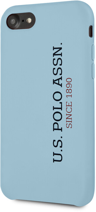 U.S. Polo silikonový kryt pro iPhone 8/SE2, světle modrá_1370405301