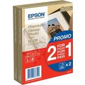 Epson Foto papír Premium Glossy, 10x15 cm, 2x40 listů, 255g/m2, lesklý