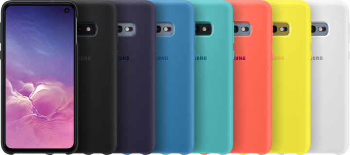 Samsung silikonový zadní kryt pro Samsung G970 Galaxy S10e, bílá_1597465294