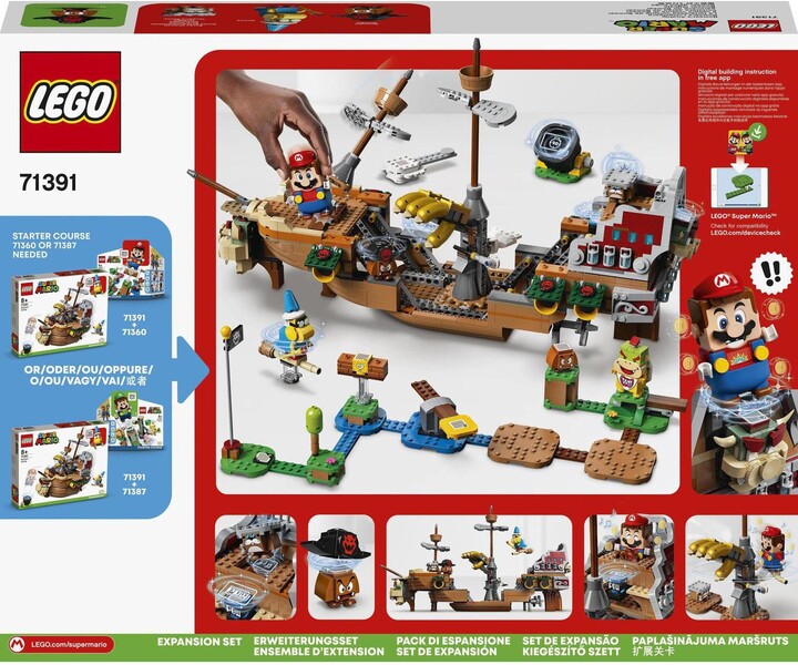 LEGO® Super Mario™ 71391 Bowserova vzducholoď – rozšiřující set_242201078