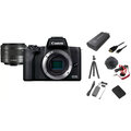 Canon EOS M50 Mark II, černá - Premium Live Stream Kit O2 TV HBO a Sport Pack na dva měsíce