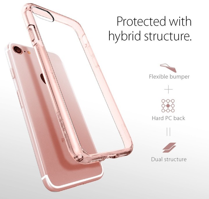 Spigen Ultra Hybrid pro iPhone 7/8, rose crystal_448533715