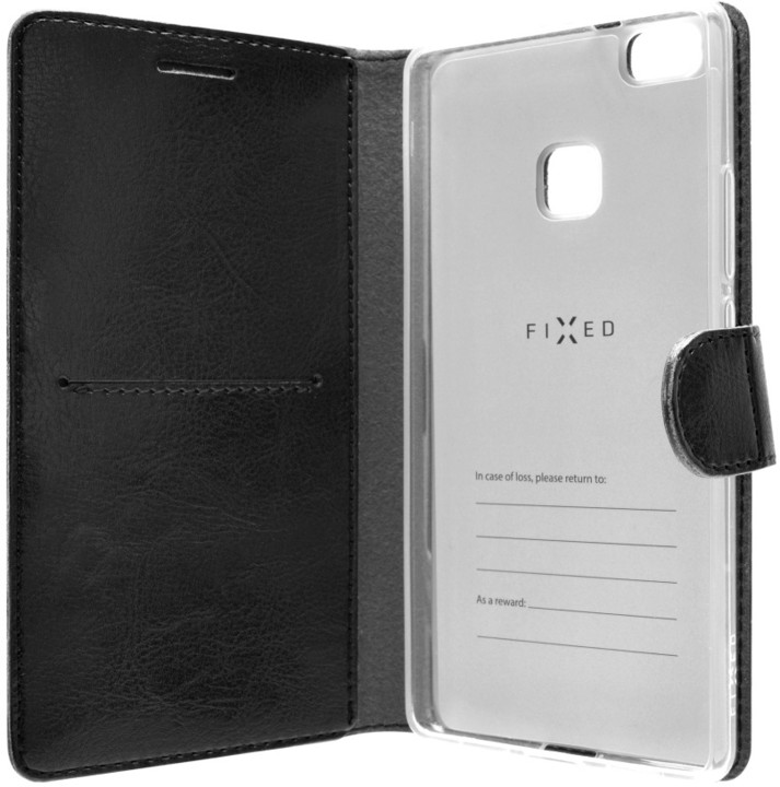 FIXED FIT pouzdro typu kniha pro Huawei P9 Lite, černé_852363585