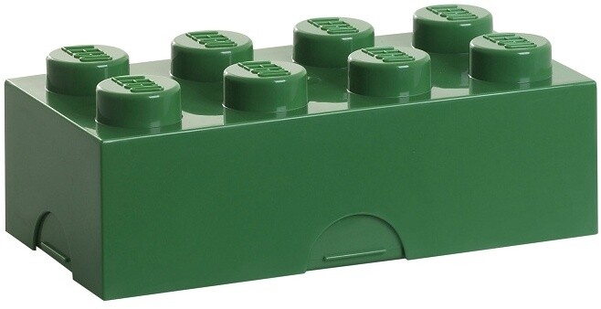 Box za svačinu LEGO, tmavě zelená