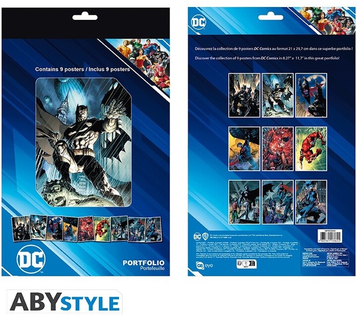 Plakát DC Comics - Justice League, sada 9 ks (21x29,7)_472092620