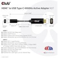 Club3D aktivní adaptér HDMI na USB-C, 4K@60Hz, M/F_1022735674