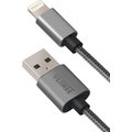 YENKEE YCU 601 GY USB / lightning kabel 1 m, stříbrná
