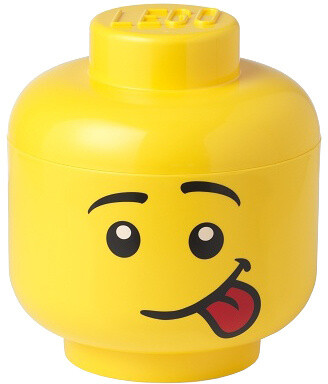 Úložný box LEGO Hlava - silly (S)_881401521