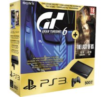 PlayStation 3 - 500GB + Gran Turismo 6 + The Last of Us_1350130753