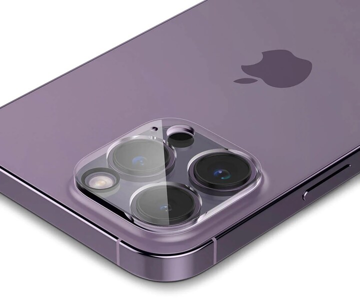 Spigen ochranné sklo Optik pro Apple iPhone 14 Pro/iPhone 14 Pro Max, 2 ks, čirá_249514669