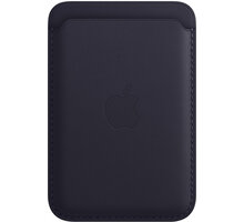 Apple kožená peněženka s MagSafe pro iPhone, inkoustově fialová_1928013766