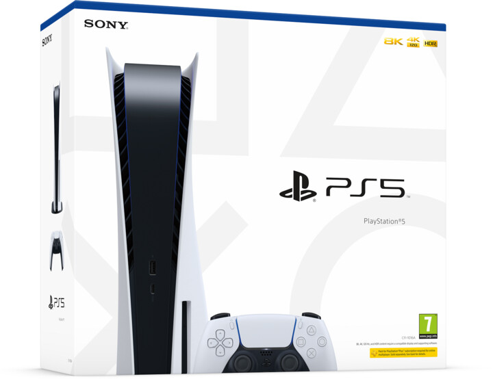 PlayStation 5 + ovladač DualSense Midnight Black