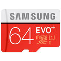 Samsung Micro SDXC EVO+ 64GB UHS-I + SD adaptér