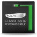 CableMod Classic Coiled Cable, USB-C/USB-A, 1,5m, Viper Green_1970041049