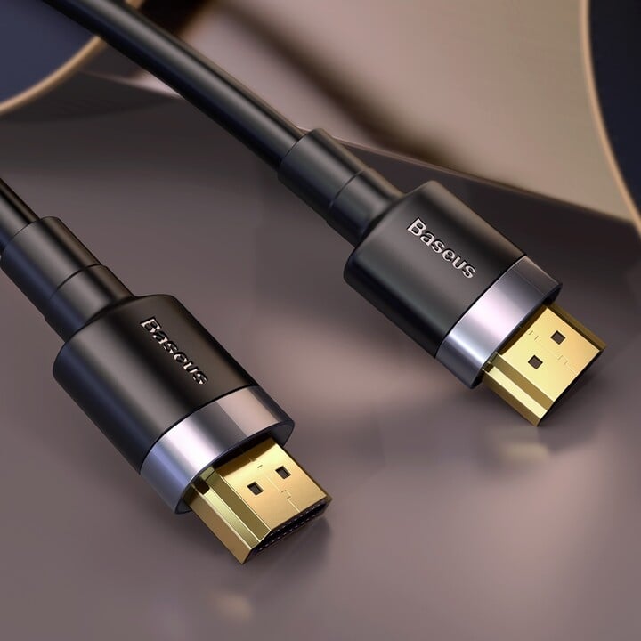 BASEUS kabel Cafule Series, HDMI 2.0, M/M, 4K@60Hz, 2m, černá