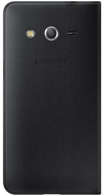 Samsung flipové pouzdro s kapsou EF-WG386B pro Galaxy Core LTE, černá_156677685