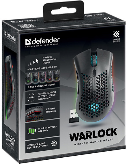 Defender Warlock GM-709L, černá_858471379