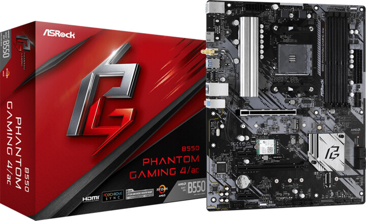 ASRock B550 Phantom Gaming 4/ac - AMD B550