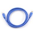 Gembird CABLEXPERT kabel USB A-B 1,8m 3.0, modrá_1448268434