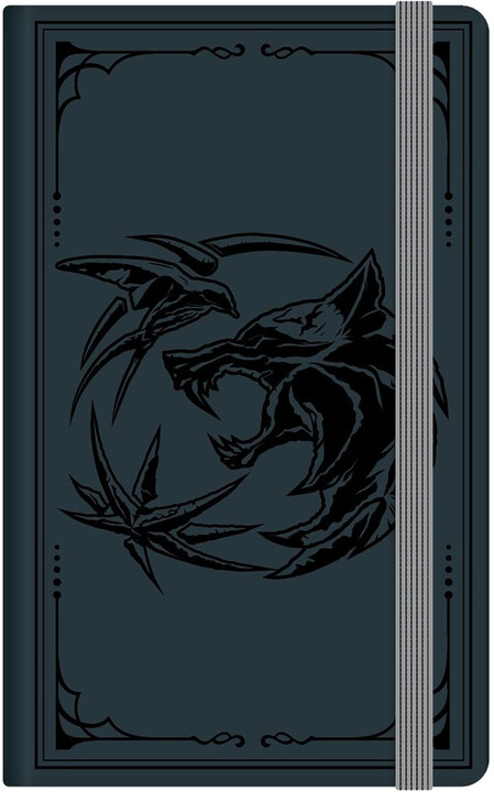 Zápisník The Witcher - Grimoire of Witcher, linkovaný, pevná vazba, A5_1612258851
