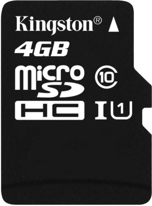 Kingston Micro SDHC 4GB Class 10_1883975456