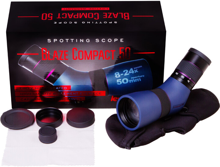 Levenhuk Blaze Compact 50 Spotting Scope, 50mm, 8-24x_62935848
