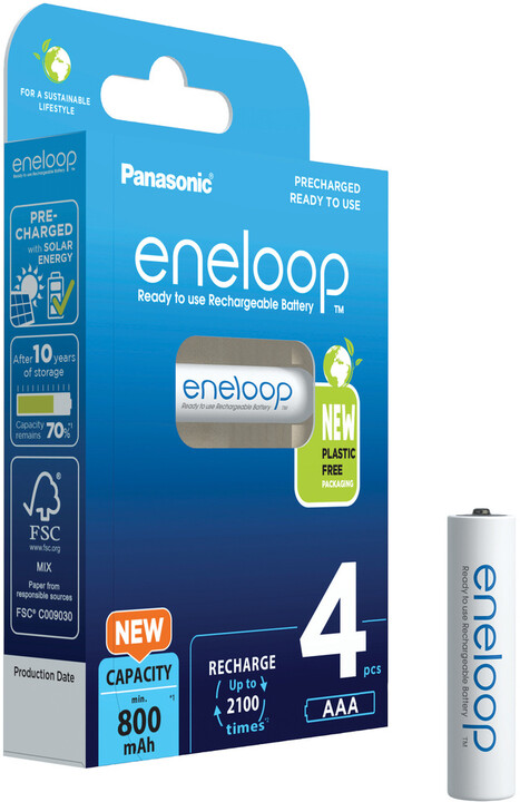 PANASONIC nabíjecí baterie Eneloop HR03 AAA 4MCCE/4BE_319185762