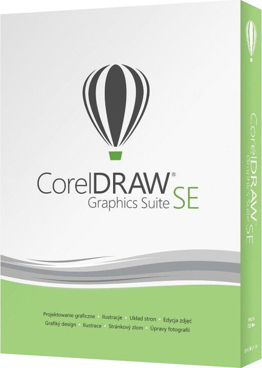 CorelDRAWGraphics Suite SE 2 CZ/PL EU Box_626451400