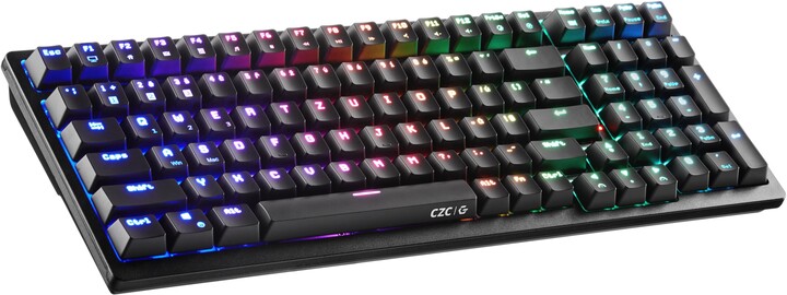 CZC.Gaming Reaper, TTC Red, herní klávesnice, černá