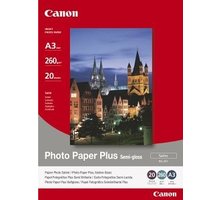Canon Foto papír SG-201, A3+, 20 ks, 260g/m2, pololesklý Poukaz 200 Kč na nákup na Mall.cz + O2 TV HBO a Sport Pack na dva měsíce