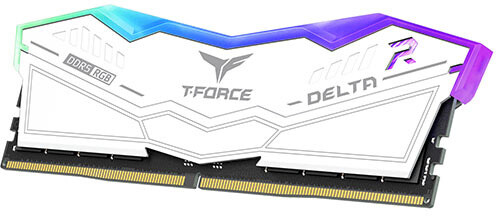 Team T-FORCE Delta RGB 32GB (2x16GB) DDR5 6400 CL40, bílá