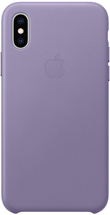 Apple kožený kryt na iPhone XS, lilac_1048420061