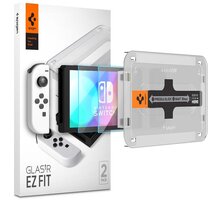 Spigen ochranné sklo tR EZ Fit pro Nintendo Switch OLED, 2ks_680204456
