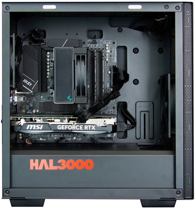 HAL3000 Online Gamer (R5 7500F, RTX 4070), černá_1405589162