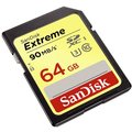 SanDisk SDXC Extreme 64GB 90MB/s UHS-I U3_497938535