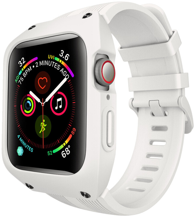MAX silikonový řemínek MAS16 pro Apple Watch, 42/44mm, bílá_1063031096
