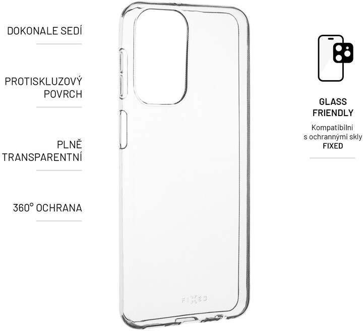 FIXED gelový zadní kryt pro Samsung Galaxy A23 5G, čirá_978093105