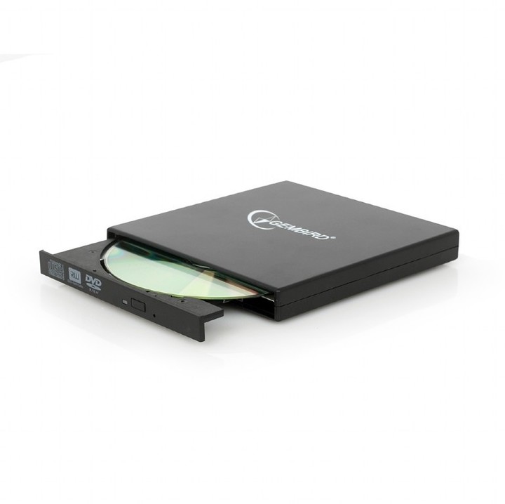 Gembird DVD-USB-02, externí, černá_531230582