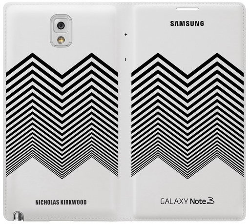Samsung flipové pouzdro s kapsou EF-EN900BWE pro Galaxy Note 3 (i9005) bíločerná_423474018