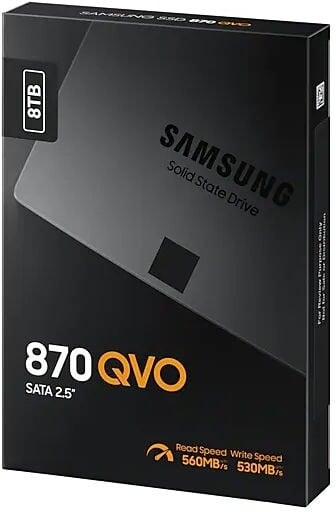 Samsung 870 QVO, 2.5" - 8TB